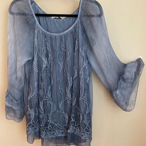 Lined Silk Top